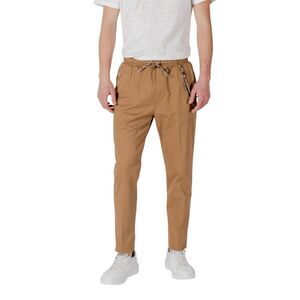 Gianni Lupo Brown Cotton Casual Men's Pants